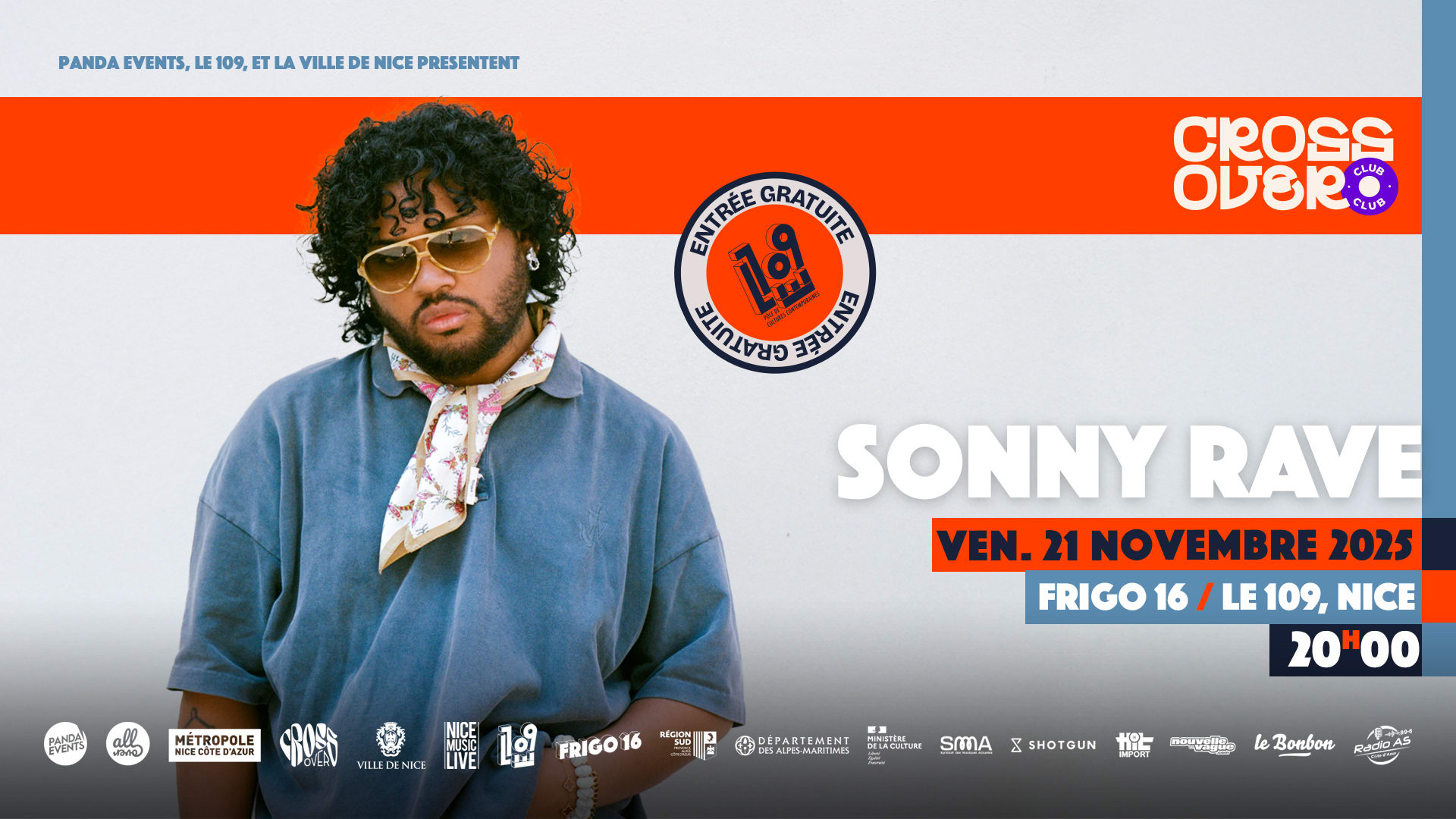 Sonny Rave - Ven. 21 Novembre 2025 @ Frigo 16
