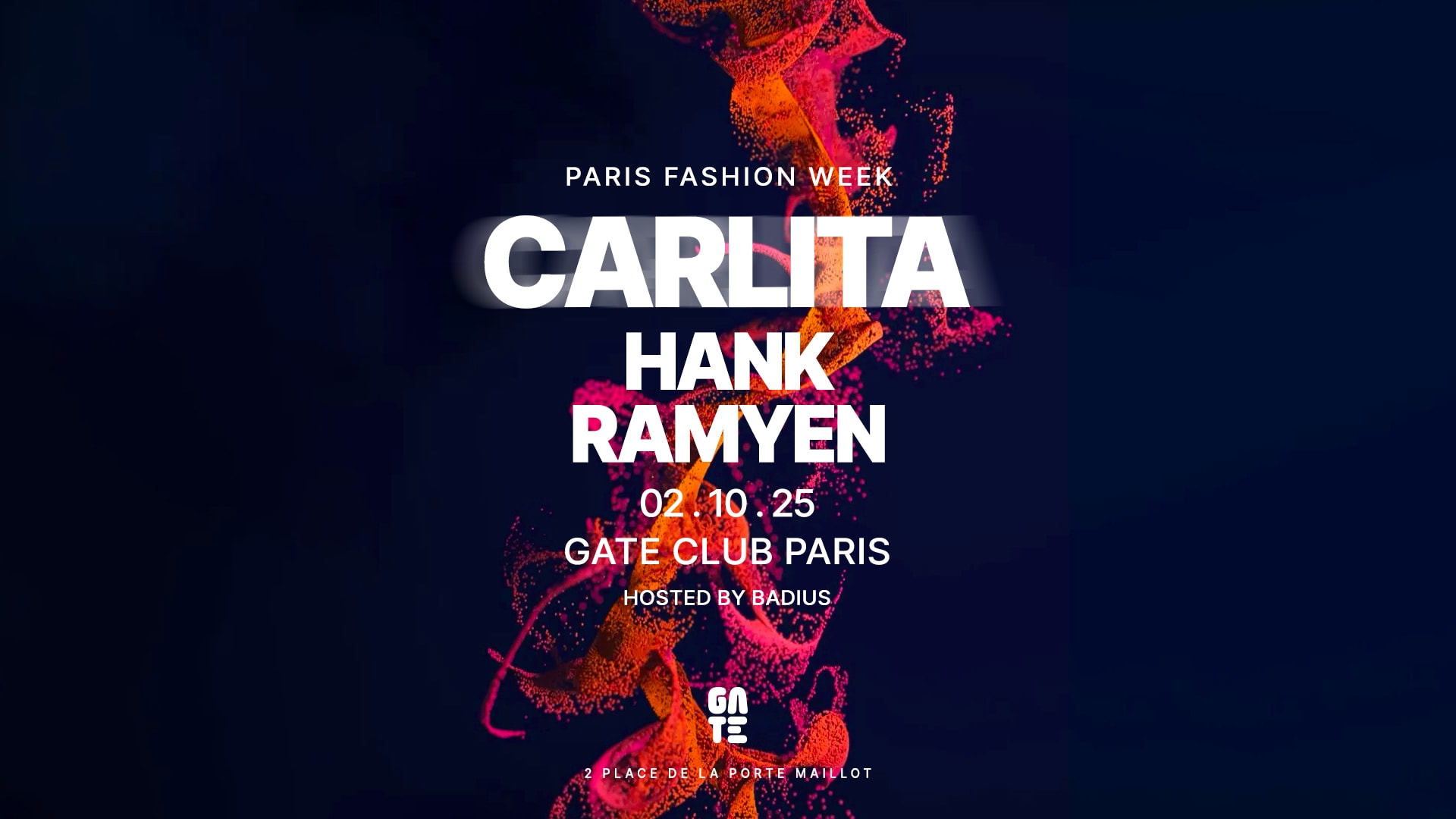 Carlita X Hank X Ramyen X Paris Fashion Week Party