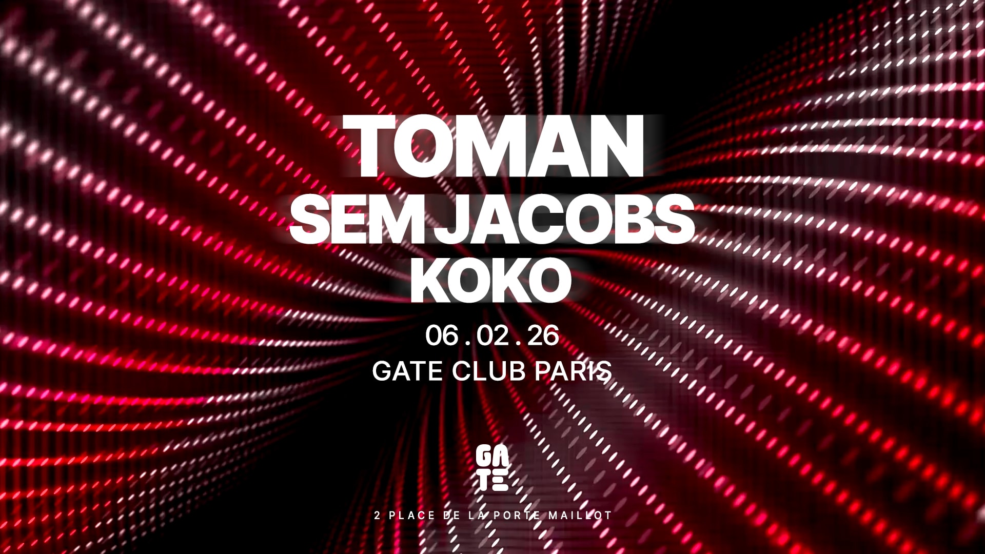 Toman X Sem Jacobs X Koko At Gate Club Paris