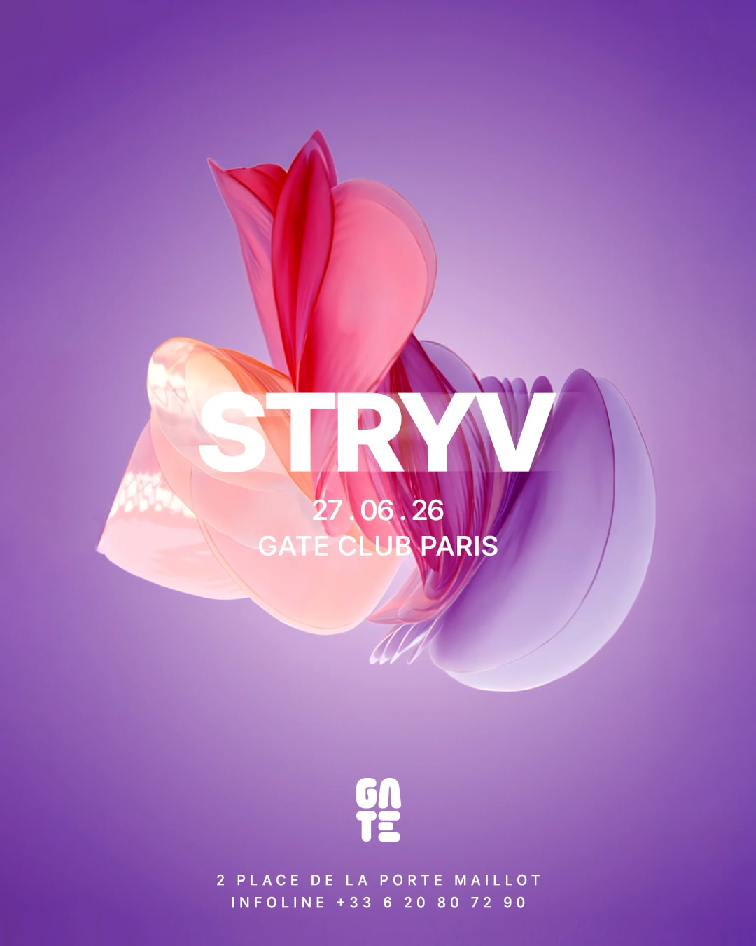 Stryv At Gate Club Paris