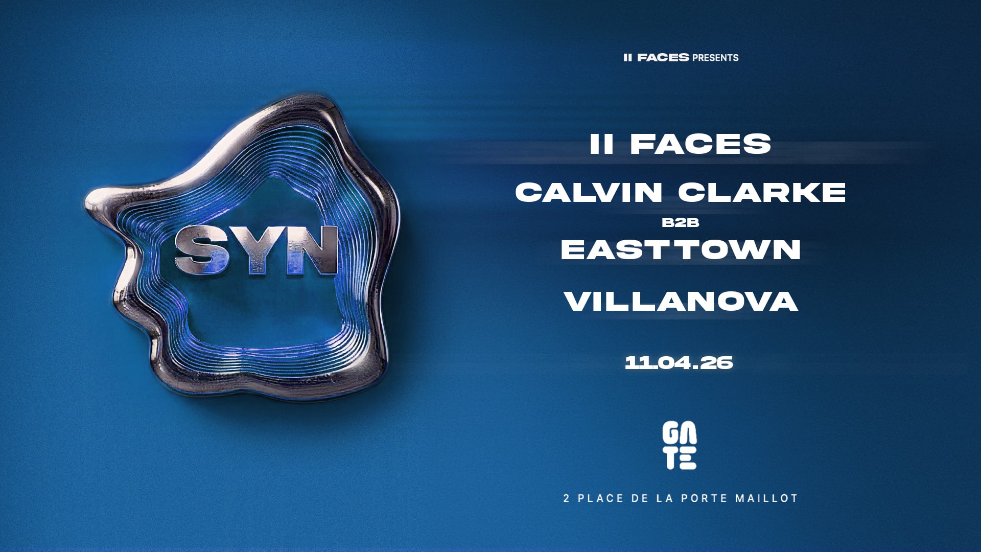 Syn: II Faces X Calvin Clarke B2b Easttown X Villanova