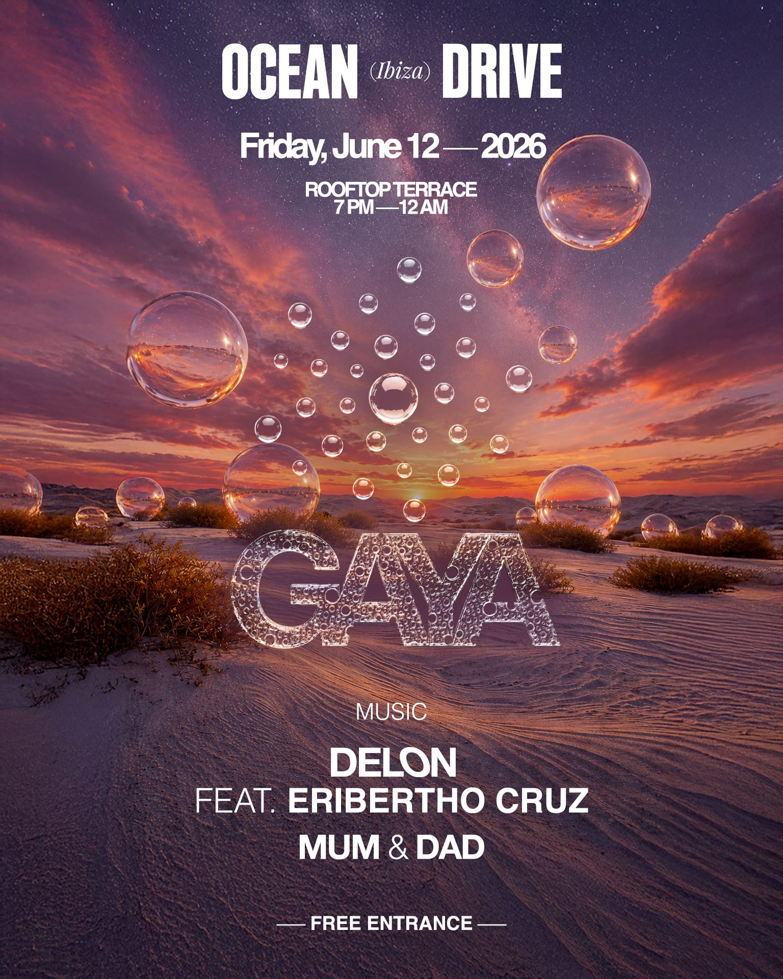 Gaya At Ocean Drive Rooftop — Ibiza