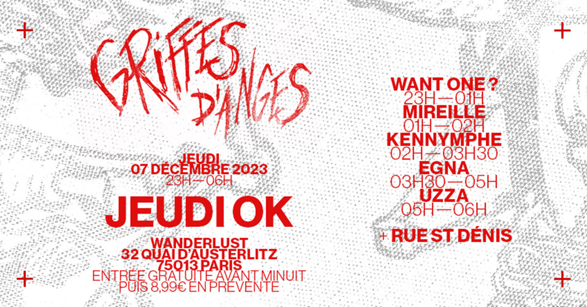 Jeudi Ok Griffes D'anges