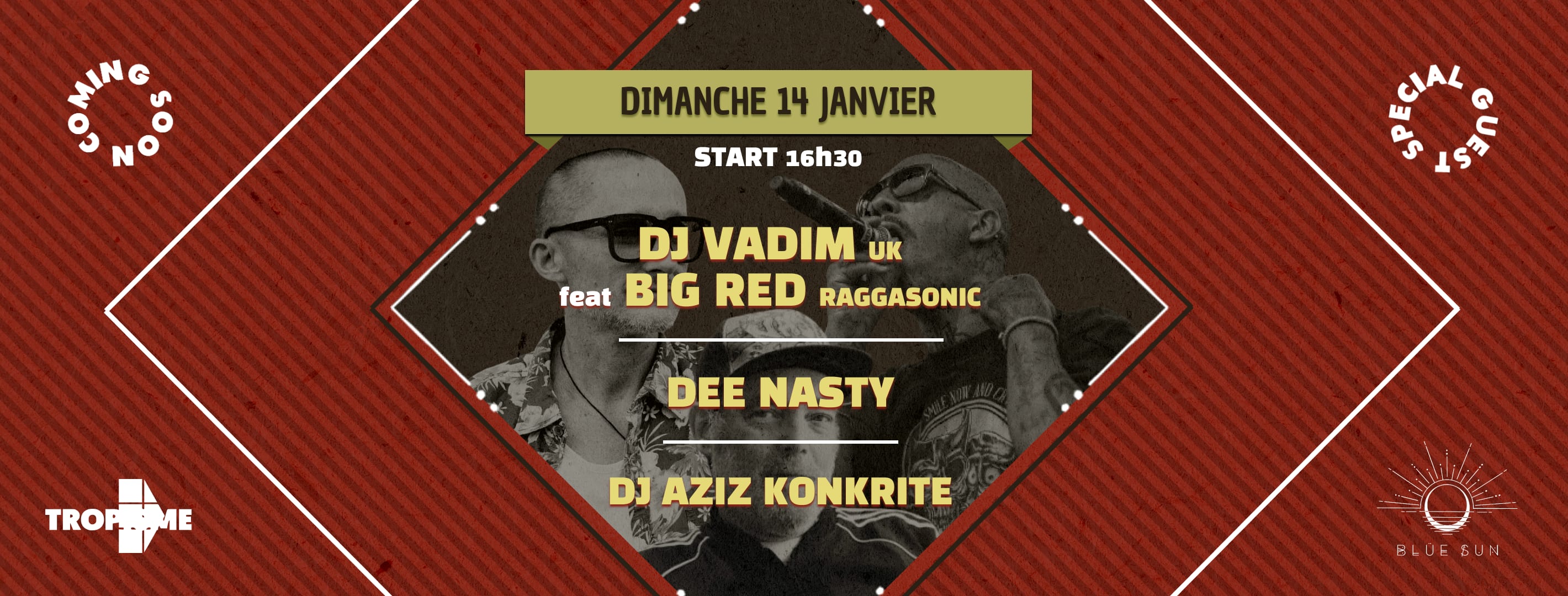 Blue-Sun Invite Dj Vadim Et Big Red