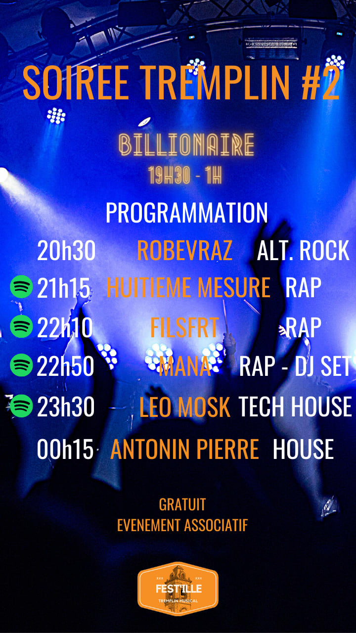 🔊 Tremplin Musical - 6 Concerts Gratuit 💸