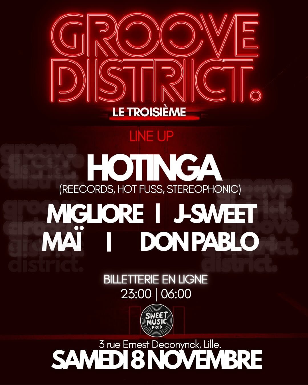 Groove District Invite Hotinga & Guest
