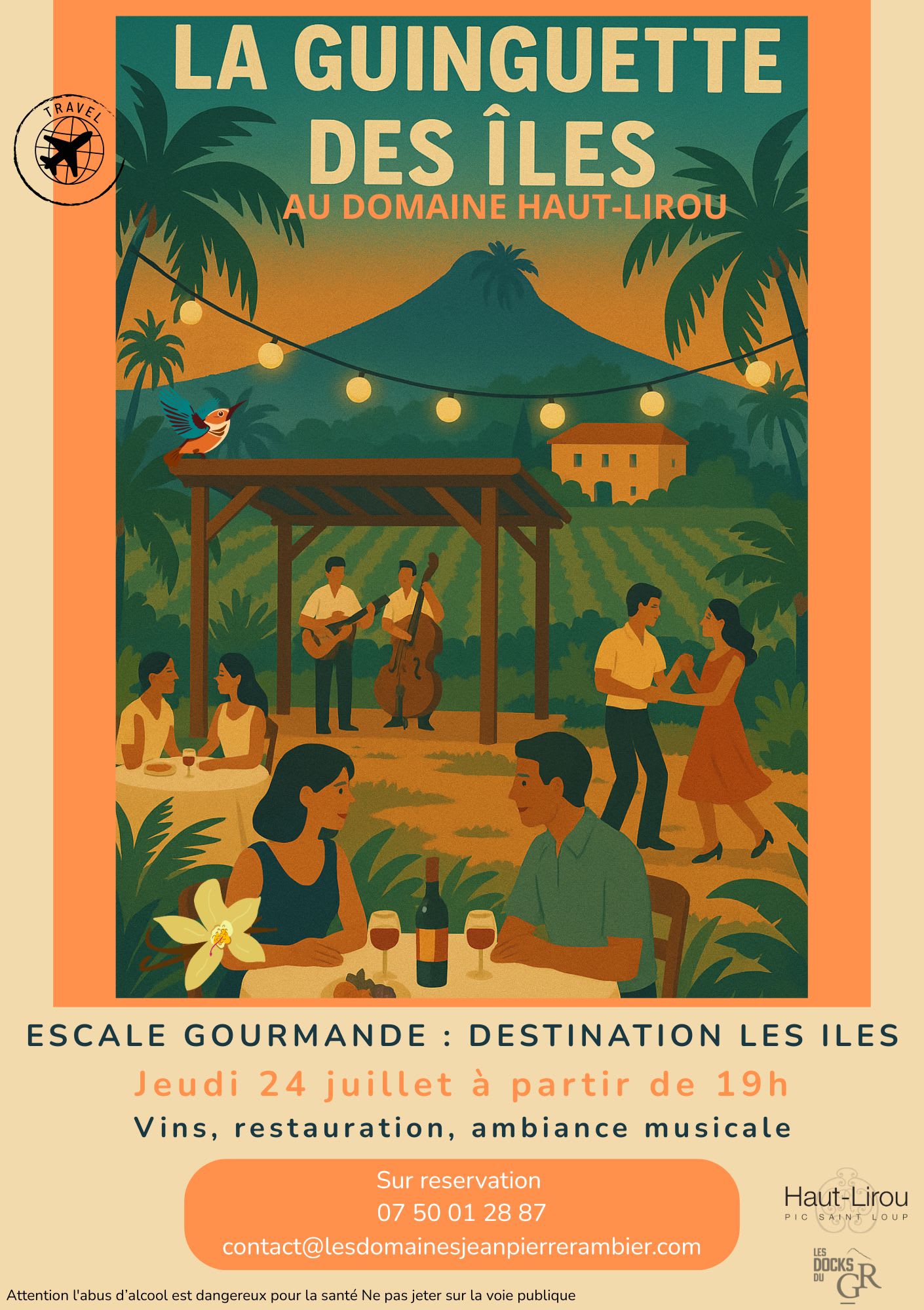 Guinguette Destination Les Îles  Domaine Haut-Lirou