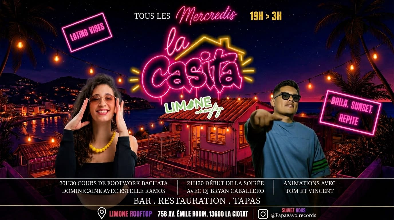 🏠 La Casita X Papagayo Records 🦜 • Chaque Mercredi 26-08