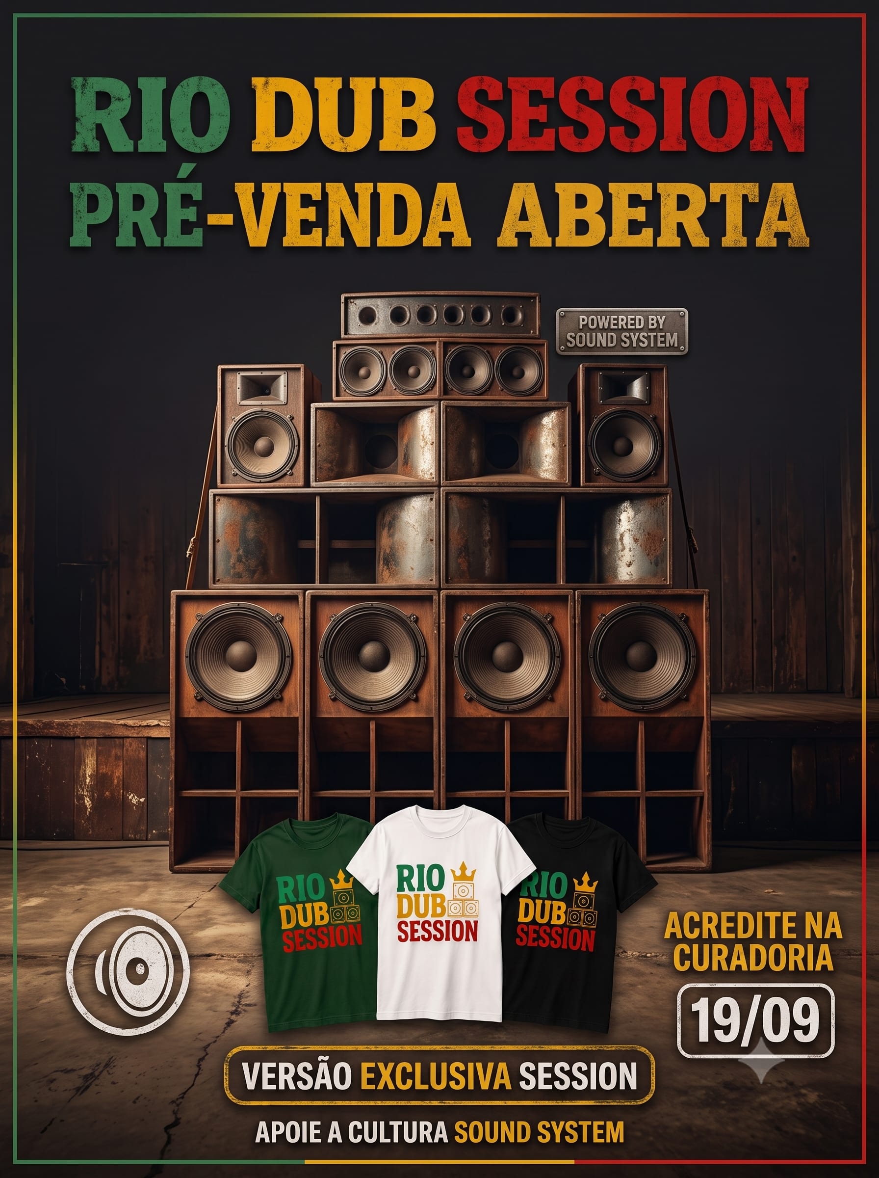 [19/09] Pré-Venda - Rio Dub Session