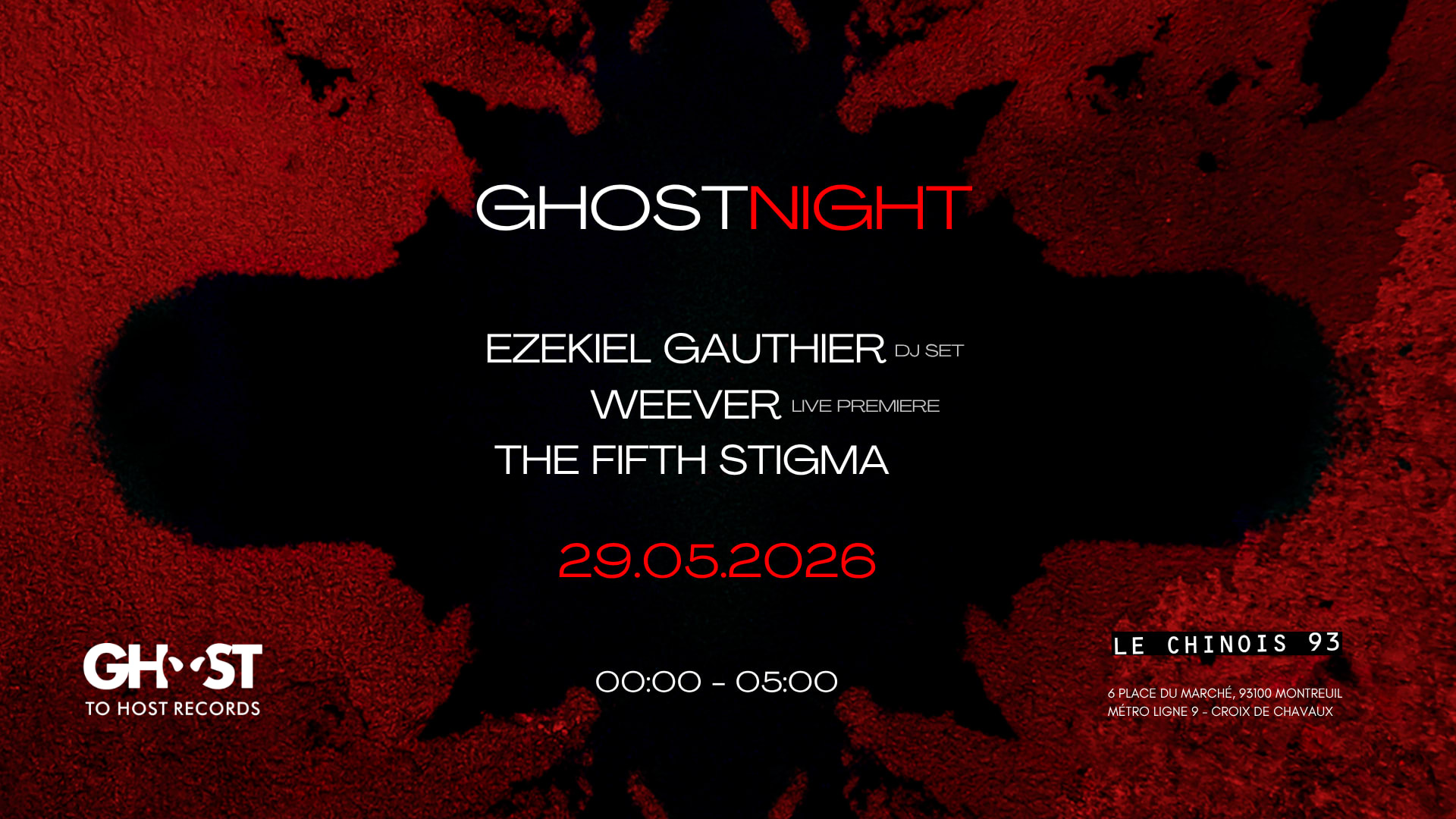 Ghost Night - Weever, The Fifth Stigma, Ezekiel Gauthier