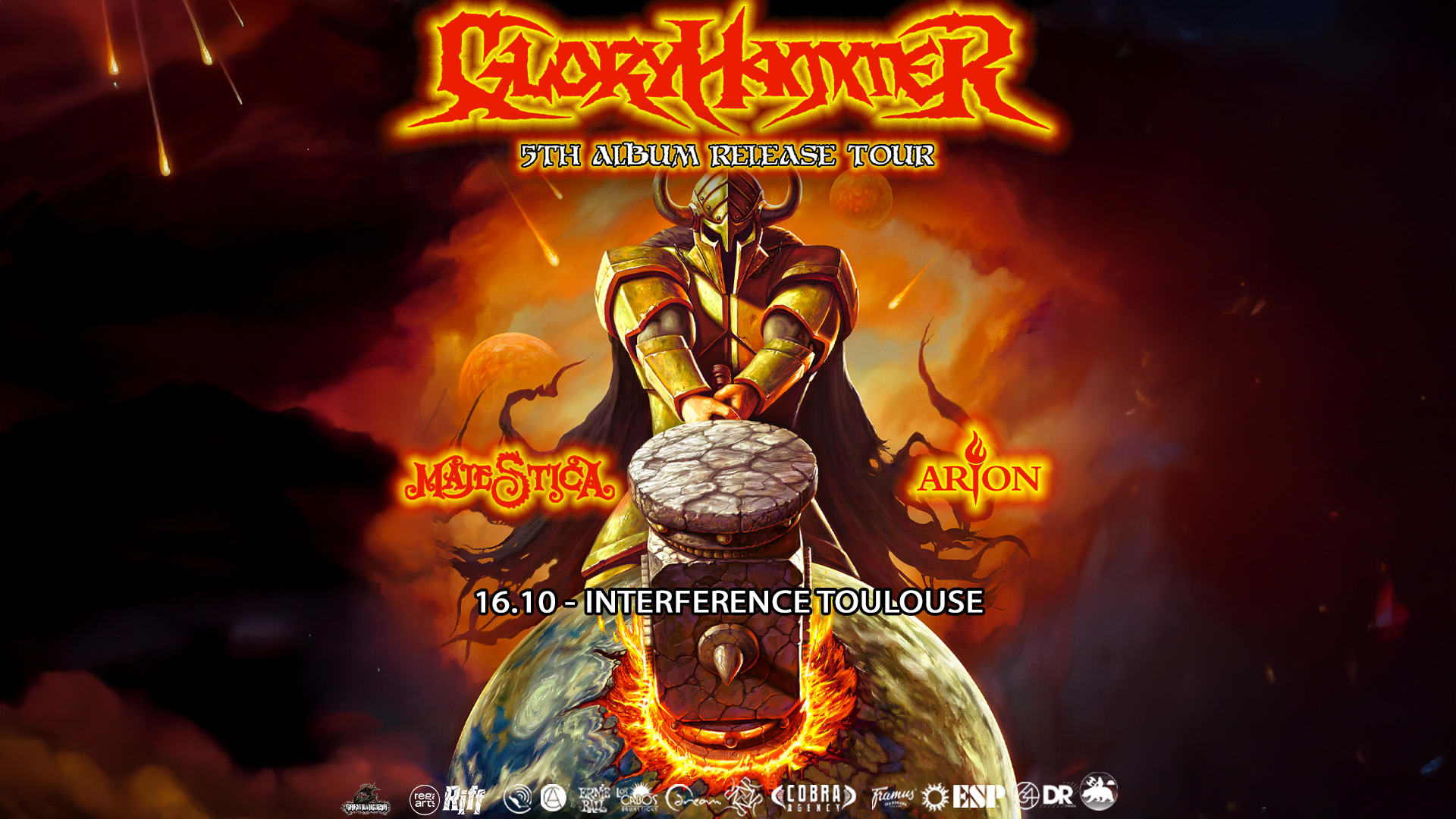 Gloryhammer + Majestica + Arion