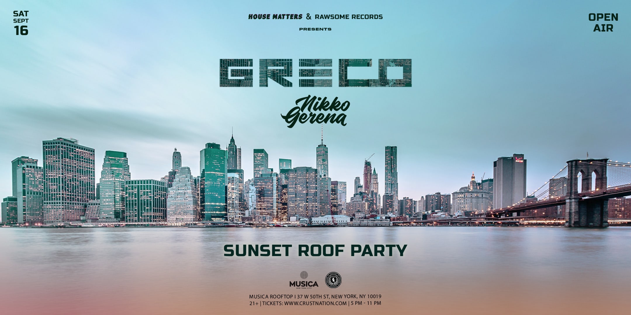 Sunset Rooftop Party - Greco N Friends
