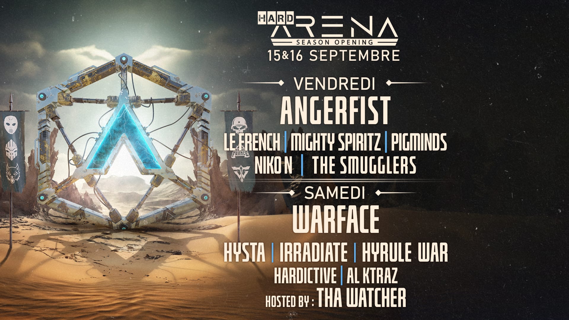 Hard Arena  / Opening / Angerfist, Warface, Hysta...