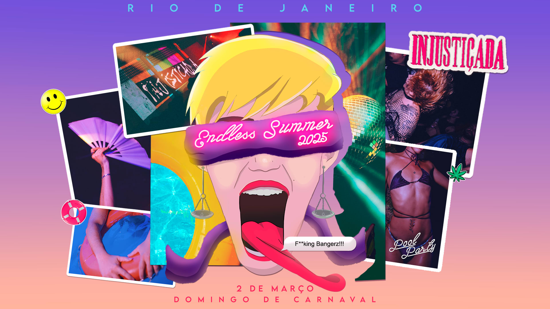 Injustiçada. Endless Summer 2025. Carnaval Pool Party.