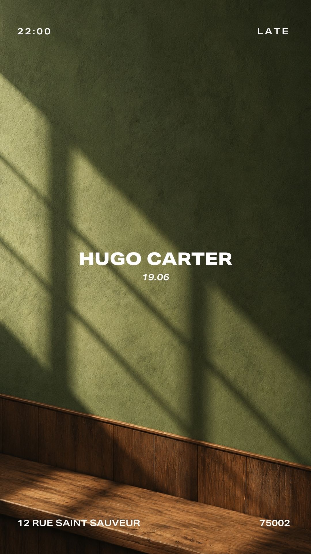 Heclipse Presents : Hugo Carter