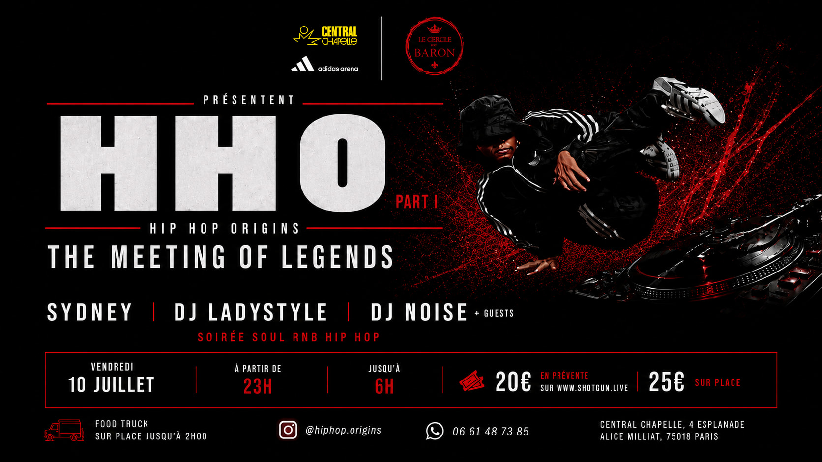 Hho : Hip Hop Origins — Central Chapelle