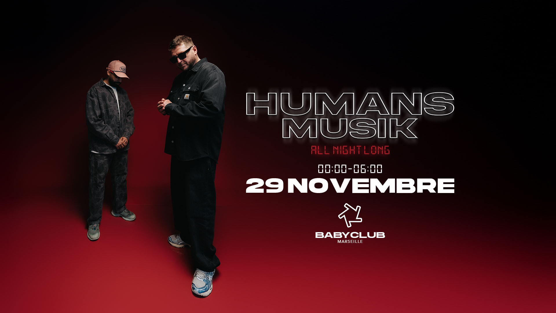 Baby Club : Humans Music All Night Long