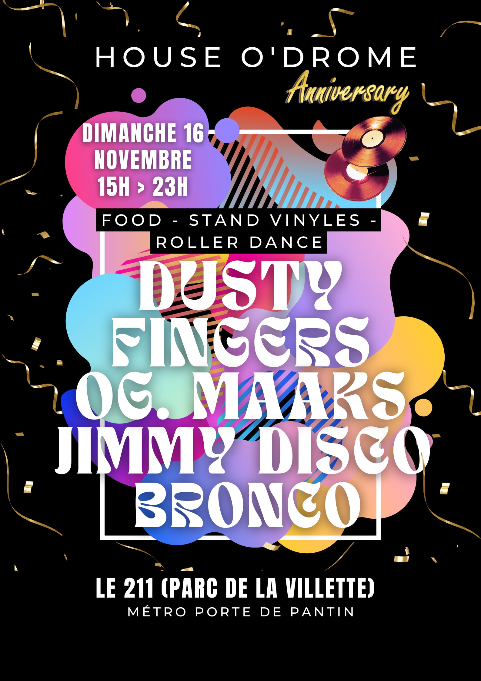 House O'drome Anniversary: Dusty Fingers, Jimmy Disco & More