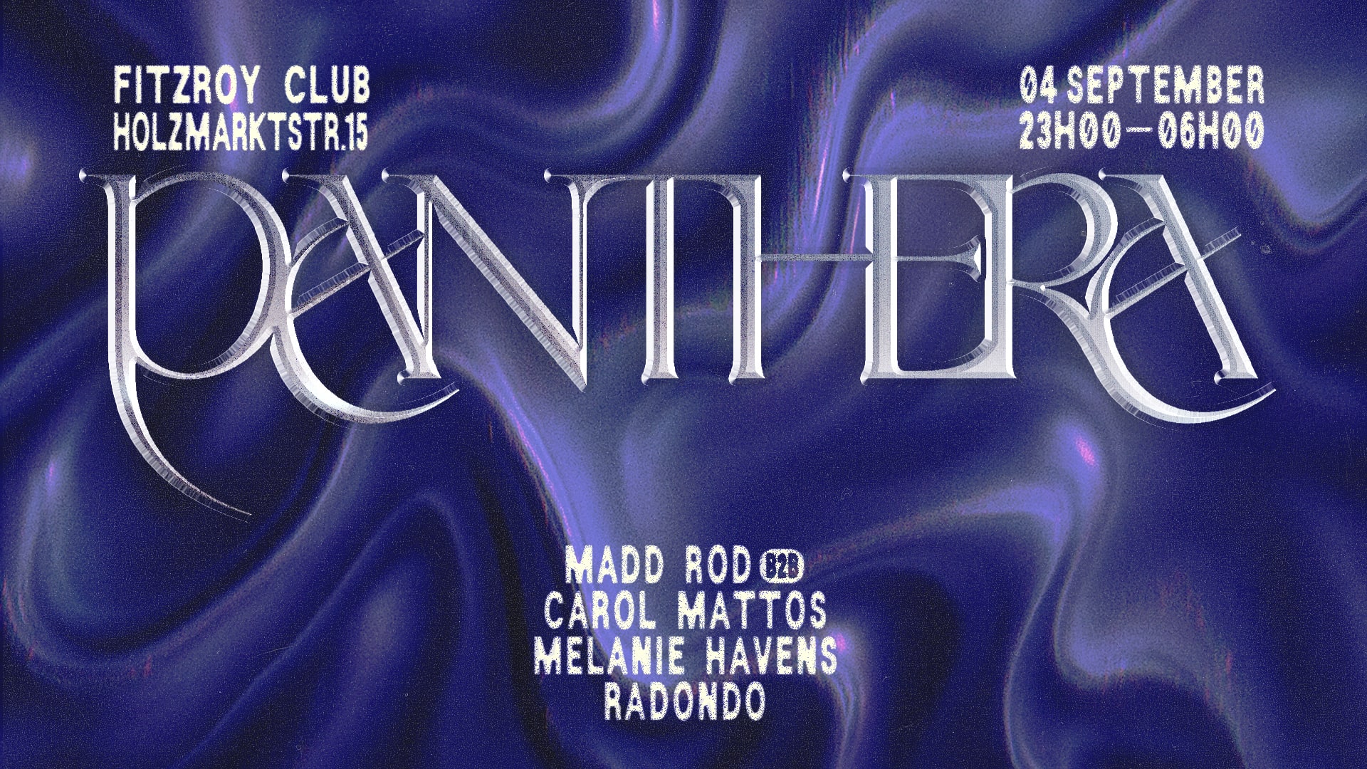 Panthera W/ Carol Mattos, Madd Rod, Melanie Havens & Radondo