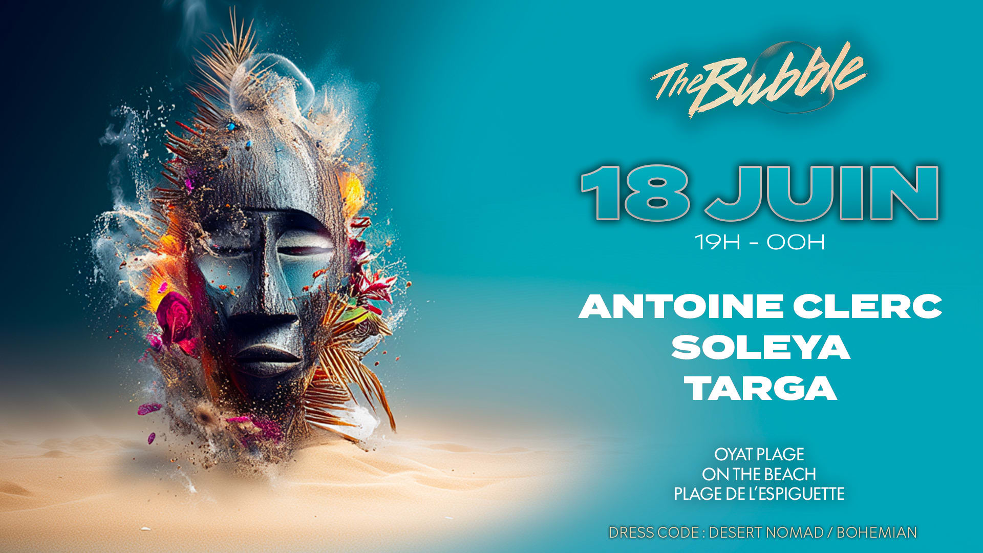 The Bubble On The Beach - 18 Juin