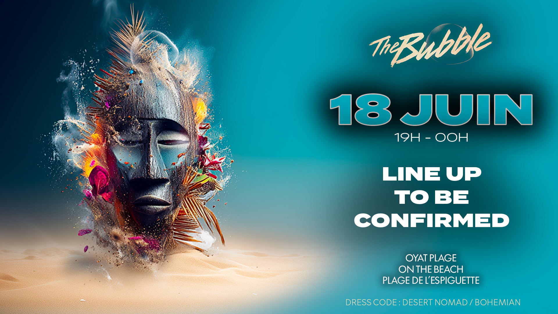 The Bubble On The Beach - 18 Juin