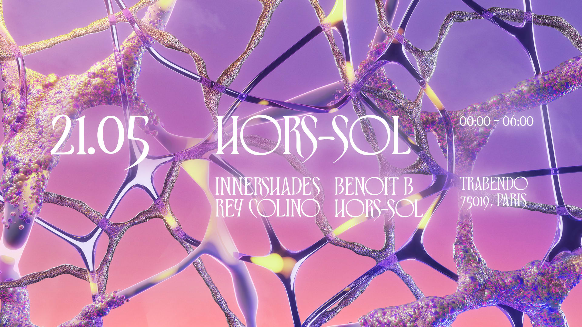Hors-Sol X Trabendo : Innershades + Rey Colino + Benoit  + Hors-Sol