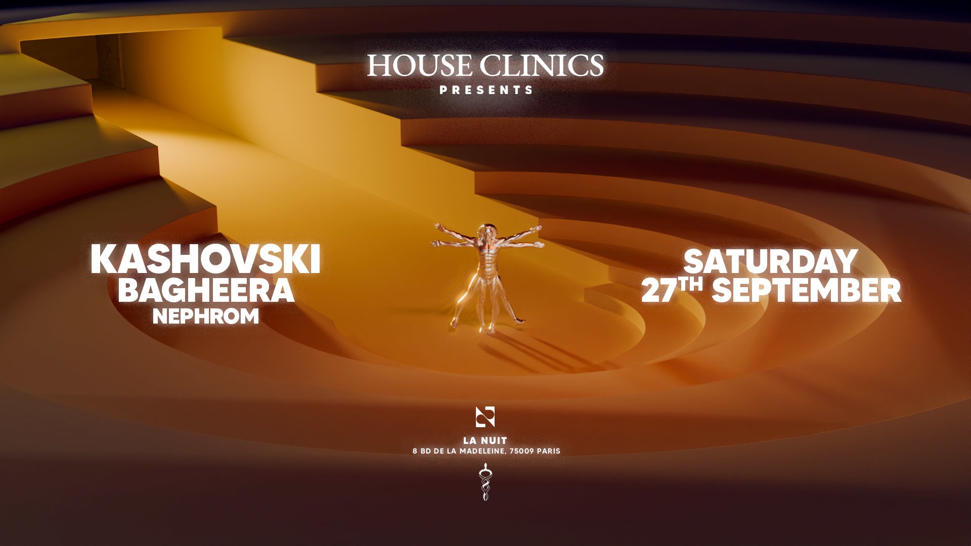 [Opening] Houseclinics @La Nuit | 27 Septembre