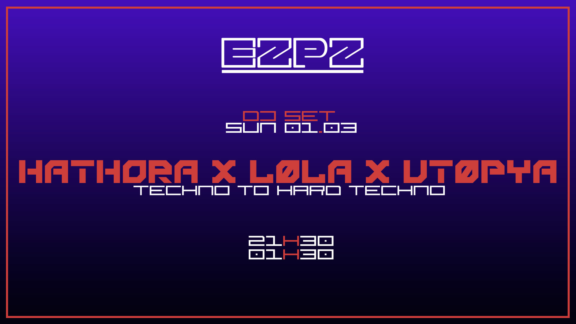 Hathora X Løla X Utøpya @ Ezpz