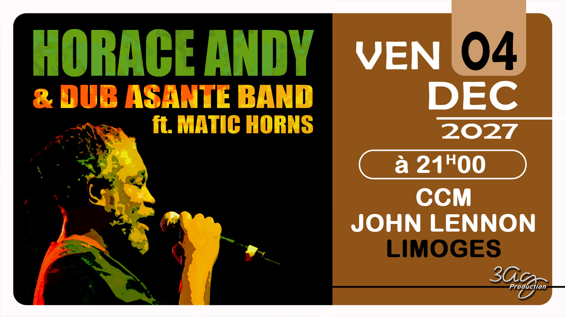 Horace Andy À Limoges