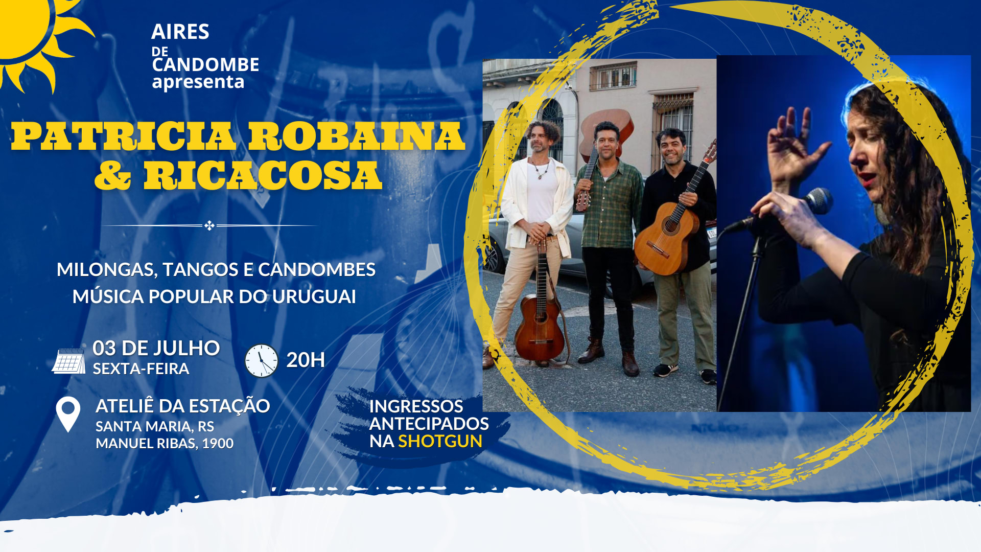 Patricia Robaina & Ricacosa Em Santa Maria/Rs