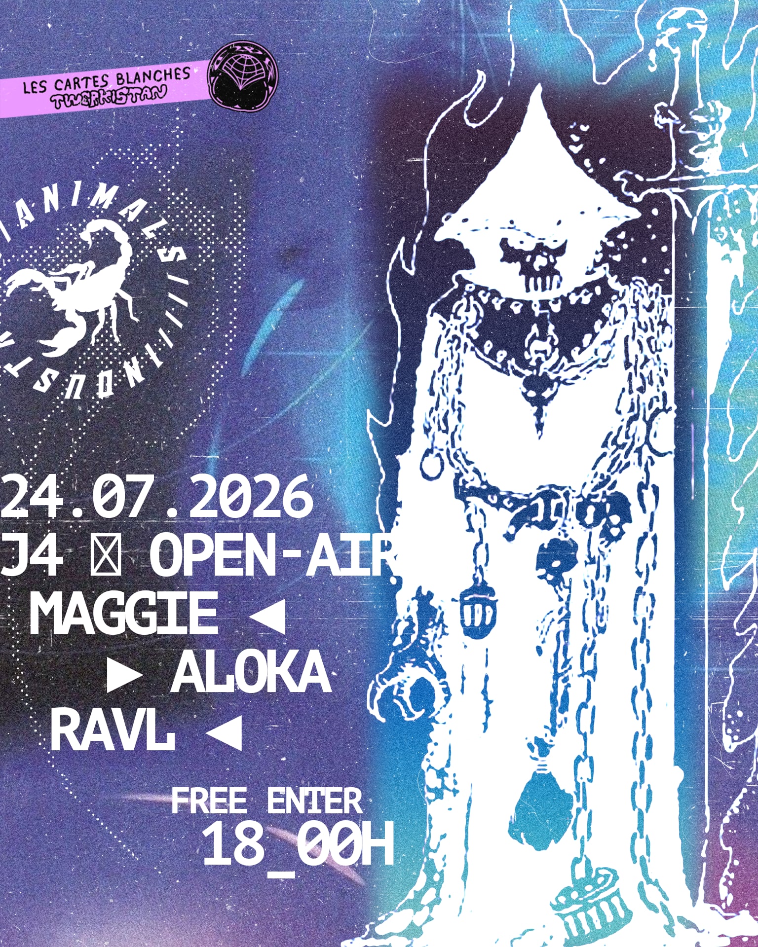 [Open-Air J4] Animals X Twerkistan : Aloka, Maggie , Ravl