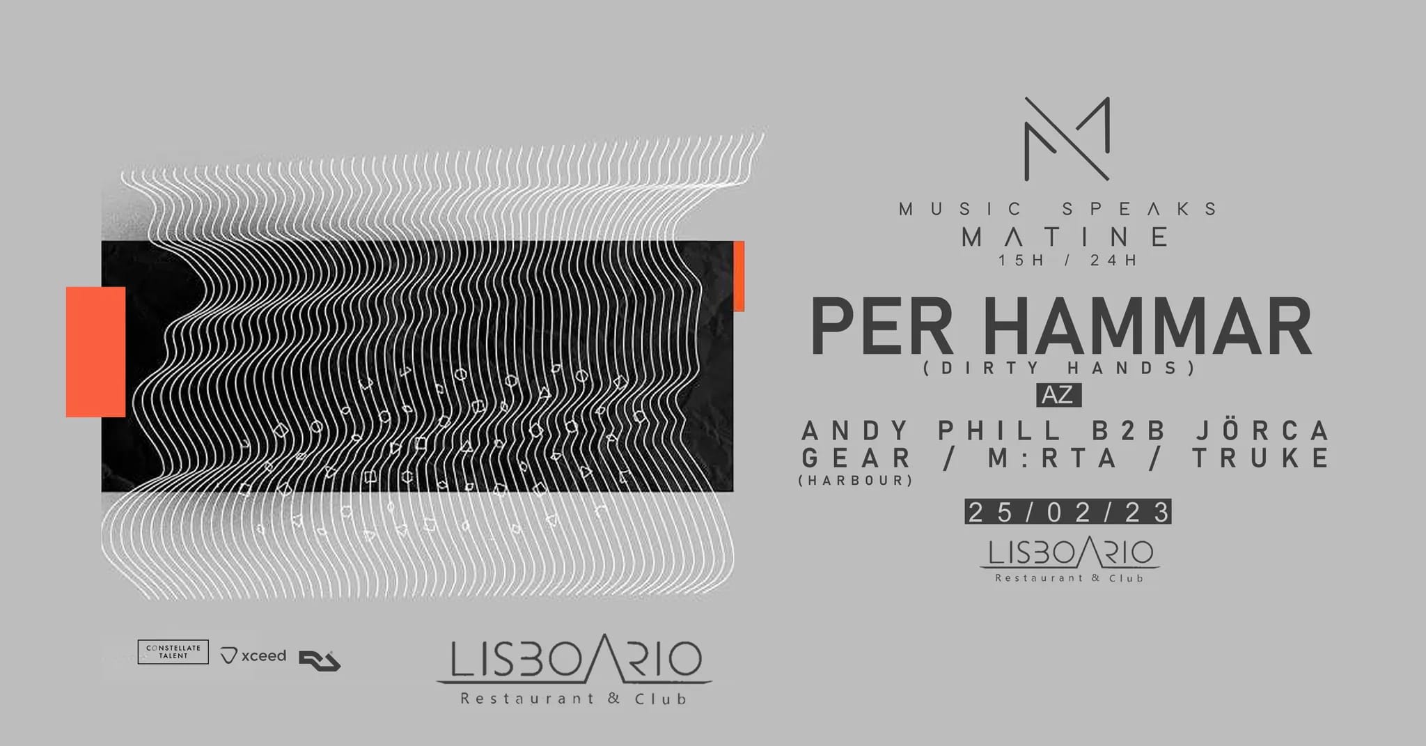 Music Speaks Matine W/ Per Hammar
