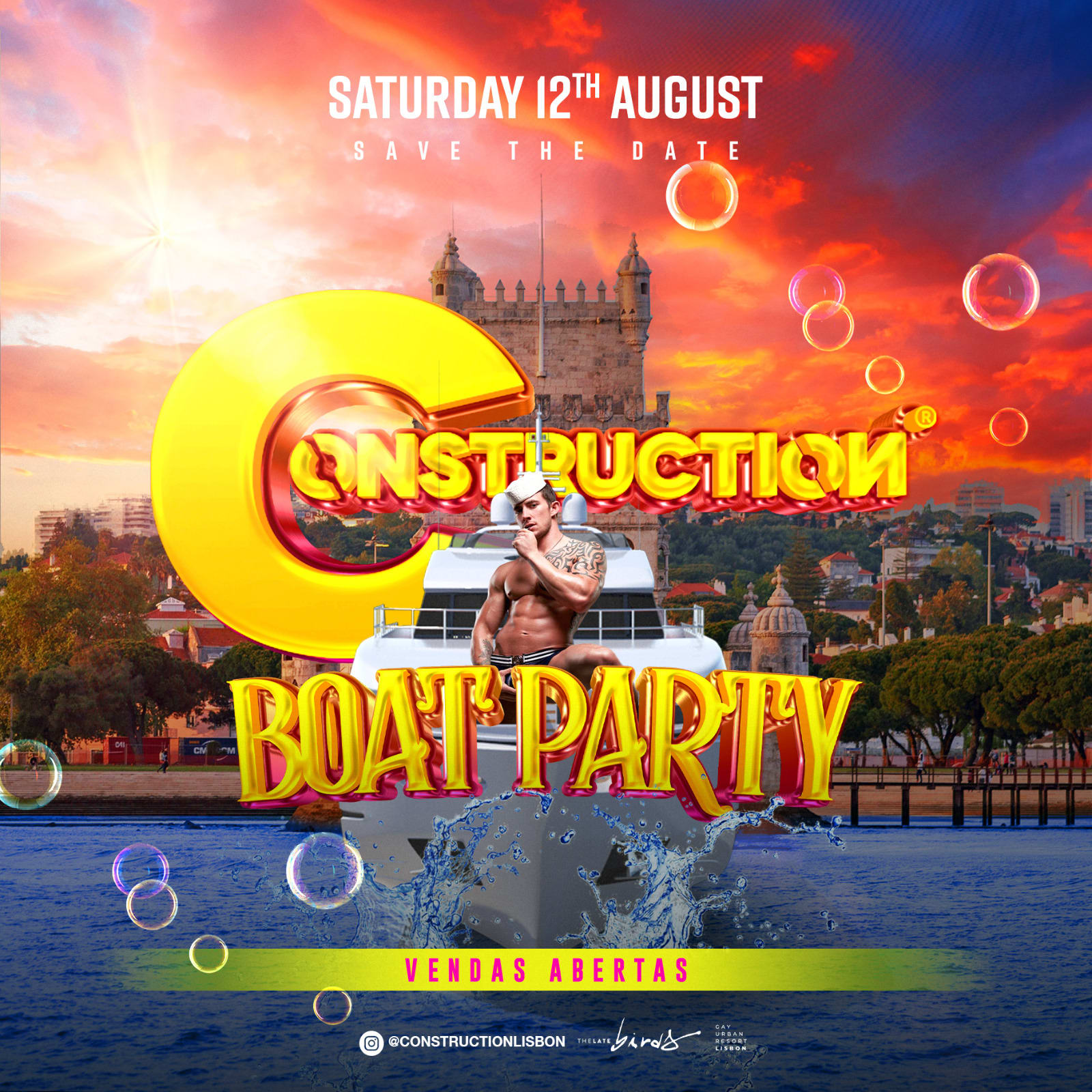 Construction Boat Party (Day/Night) 13h