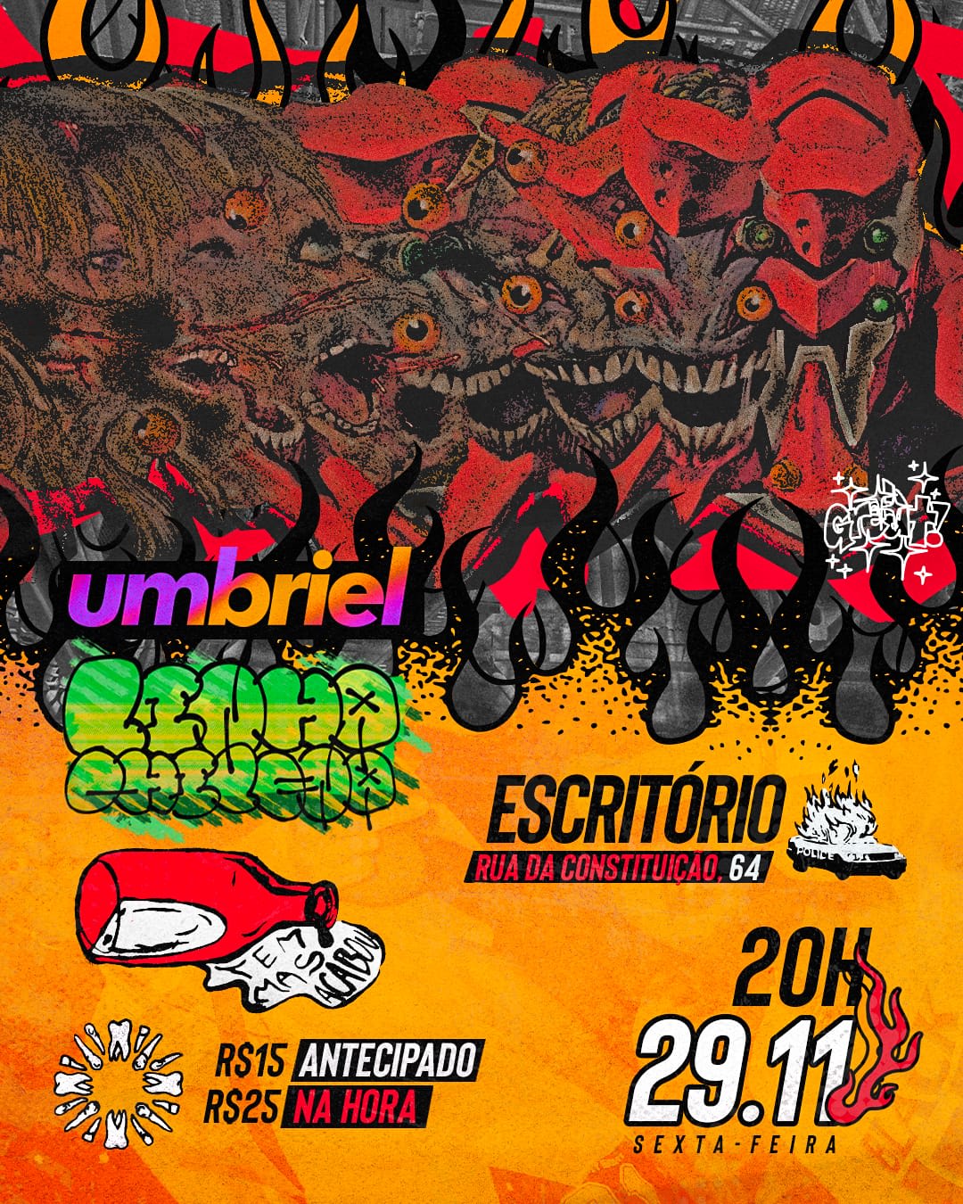 Linha Chilena • Tem Mas Acabou • Umbriel No Escritório