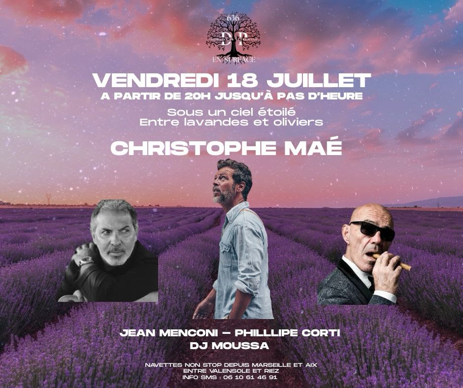 Christophe Mae - Jean Menconi - Philippe Corti