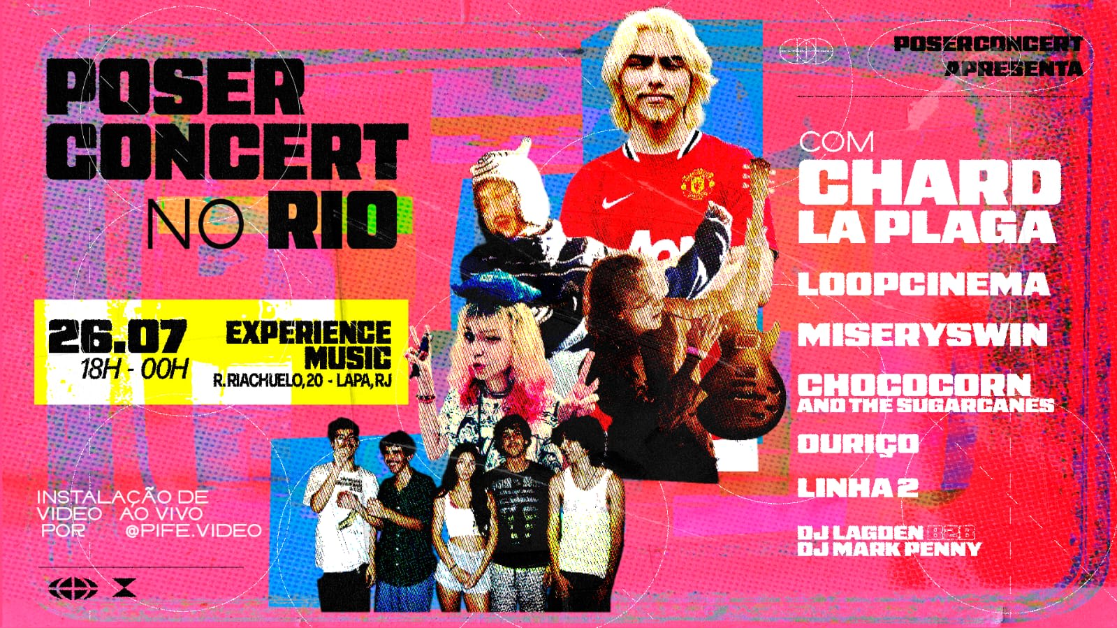 Chardlaplaga, Miseryswin E + No Rio 3° Edição Poserconcert