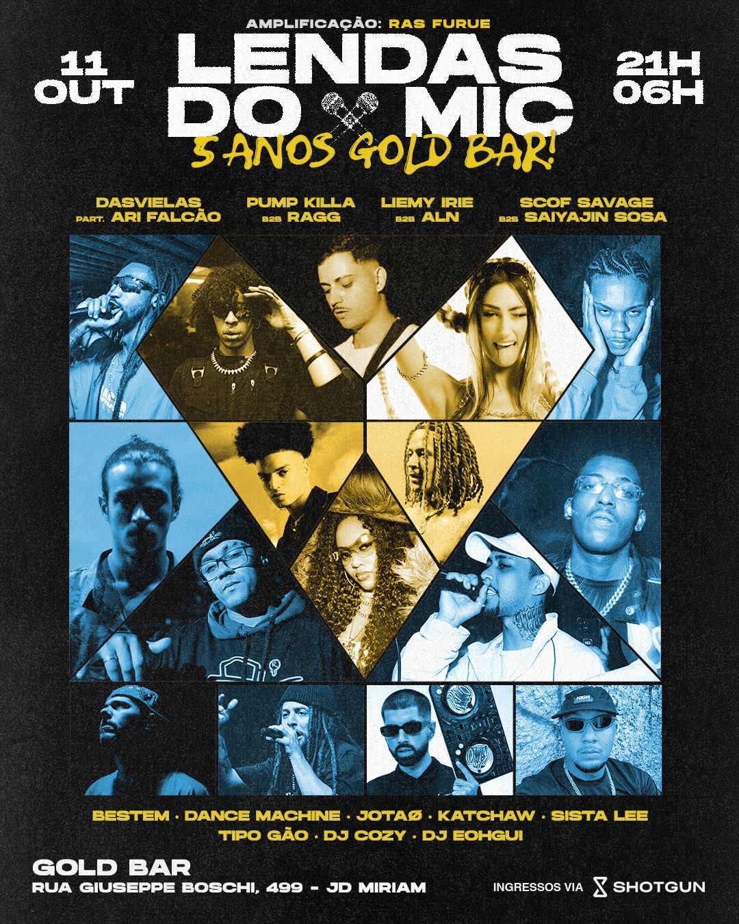Lendas Do Mic - Gold Bar 5 Anos