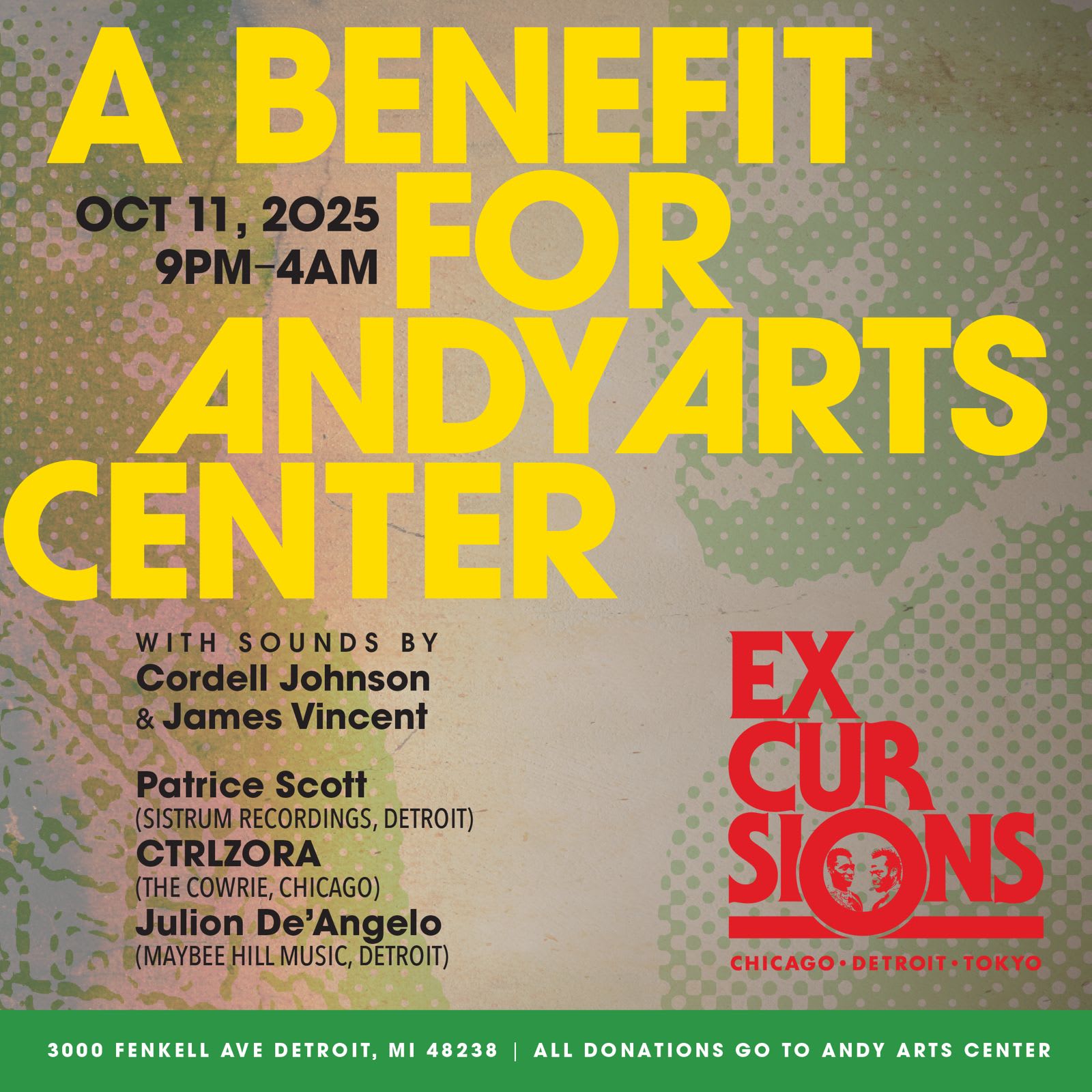 Excursions Presents: A Benefit For Andy Arts