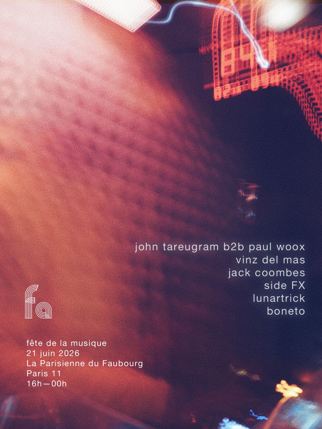 Fa Recordings Fête De La Musique 2026
