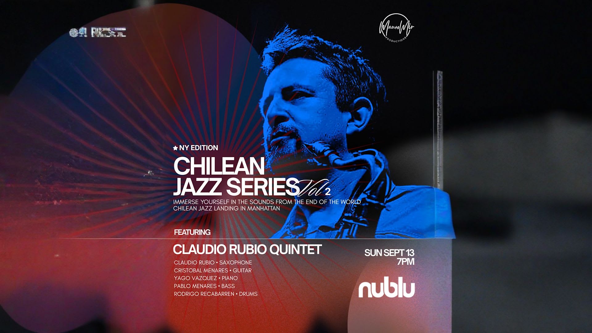 Chilean Jazz Series Vol 2- Claudio Rubio Quintet