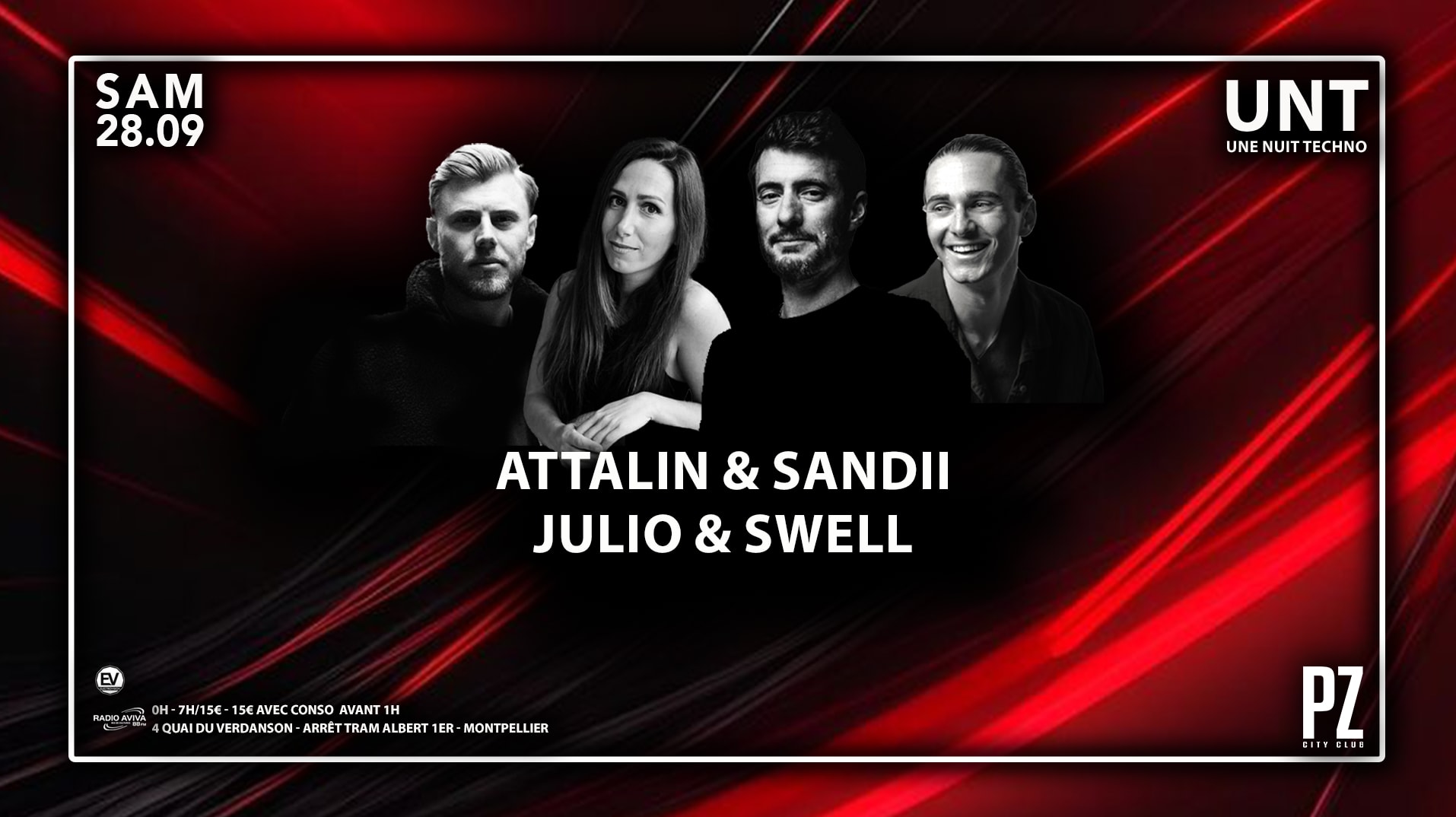Unt X Swell Attalin & Sandii X Julio X Pz City Club