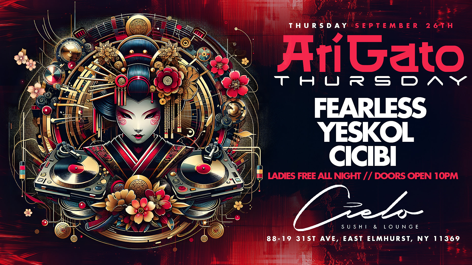 Arigato Thursday’S W/ Fearless, Yeskol , Cicibi 9.26.24