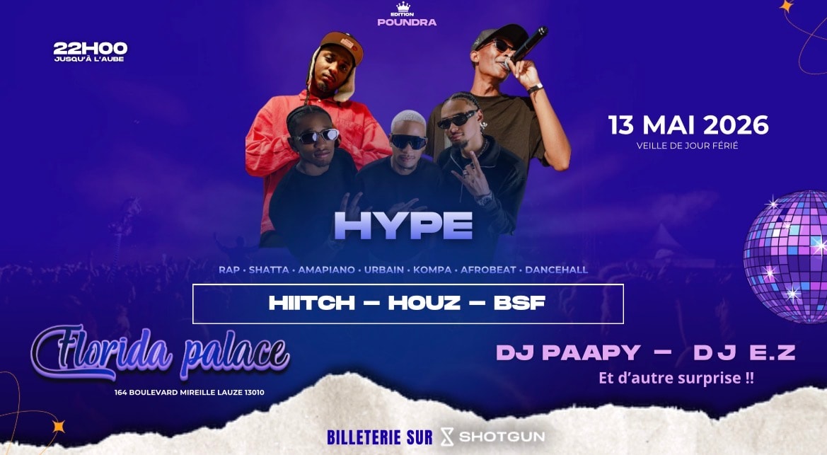 Soirée Hype Édition Poundra