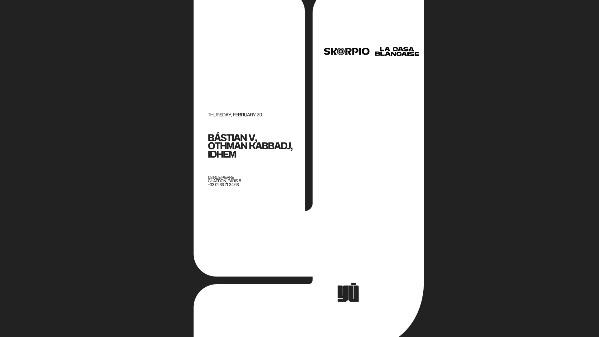 Skorpio Invites Bastian V, Idhem & Othman Kabbadj @Yu Club
