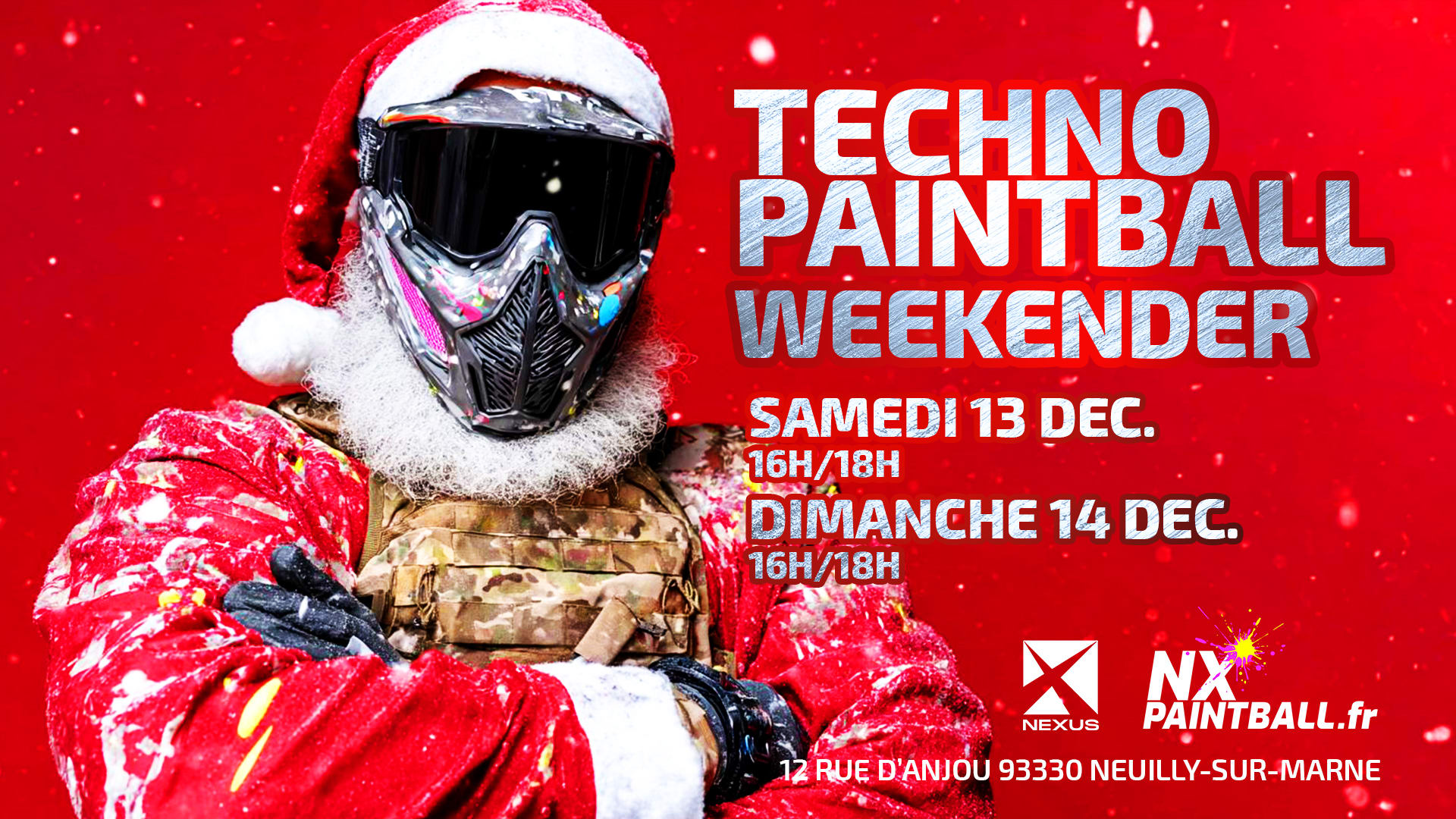 Nexus X Nx Paintball : Winter Techno Paintball Weekender
