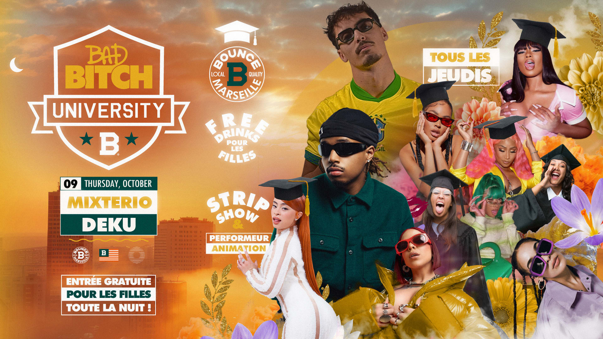 Bad Bitch University Guest List