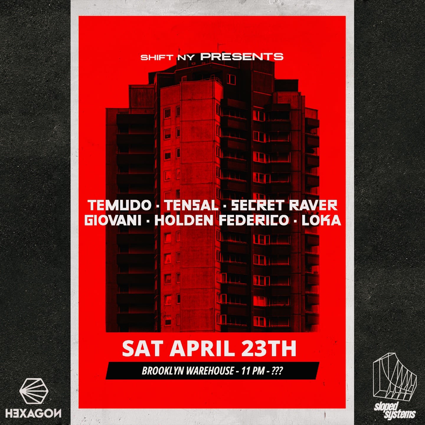  Temudo / Tensal / Secret Raver / Federico Holden / Loka / G