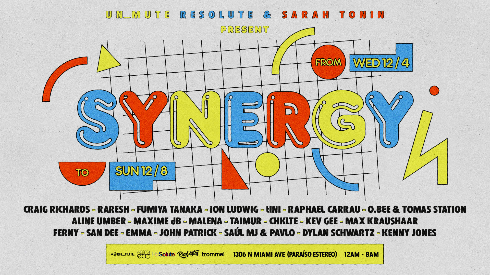 Synergy • Art Basel • By Un_Mute, Resolute & Sarah Tonin