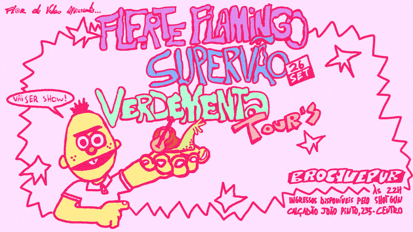 Verde Menta + Supervão + Flerte Flamingo