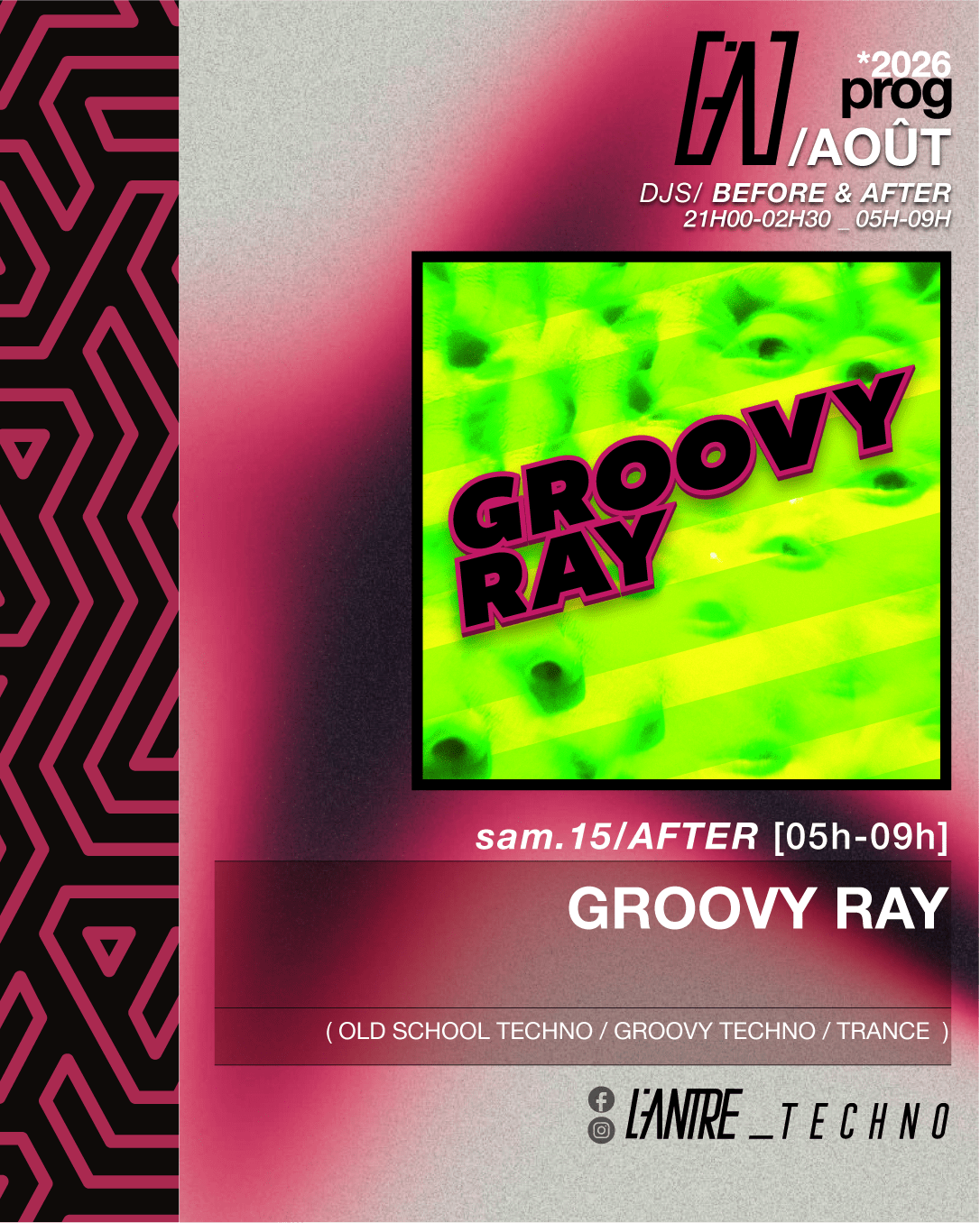 Groovy Ray — Old School Techno / Groovy Techno / Trance